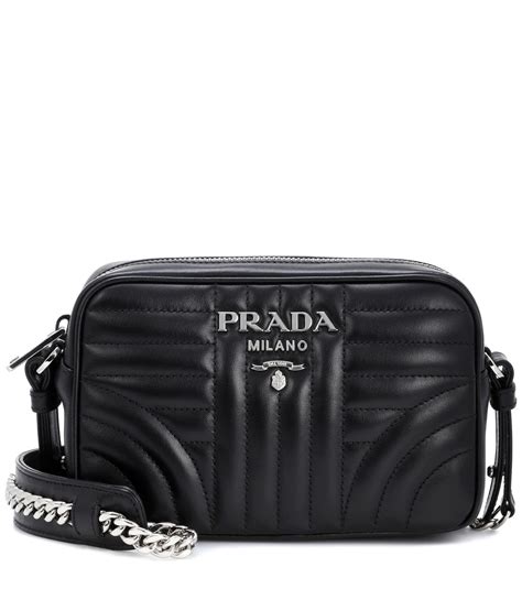 prada leather camera crossbody bag|Prada diagramme crossbody bag.